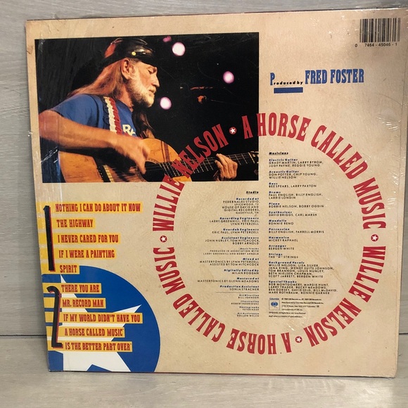 Willie Nelson 'A Horse Called Music' Vinyl Record Album LP Original Wrap & - Picture 3 of 5